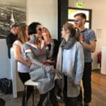 Treffen mit Sarah auf der Hamburger Schiffsmesse